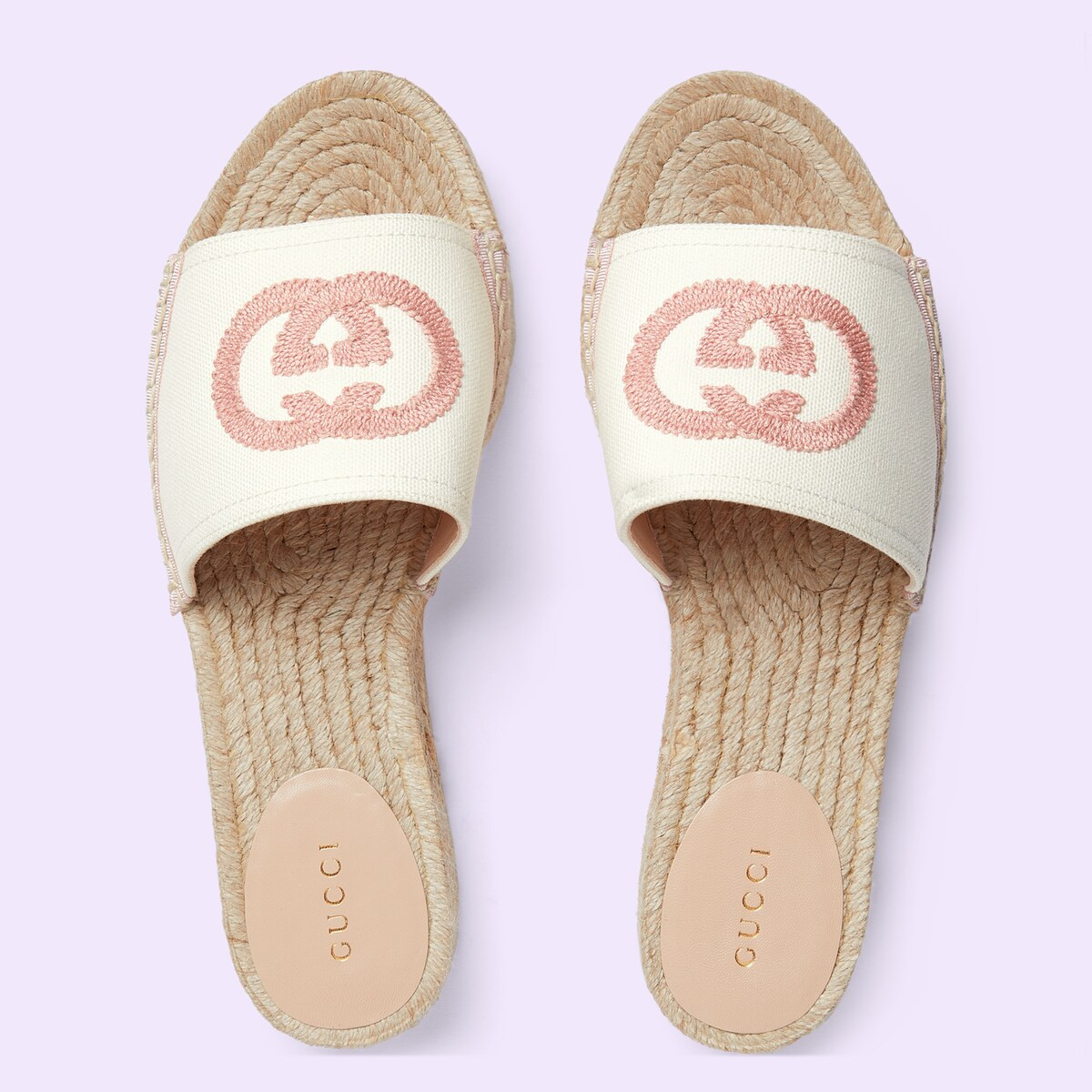 Women's espadrille slide with Interlocking G | Gucci (US)