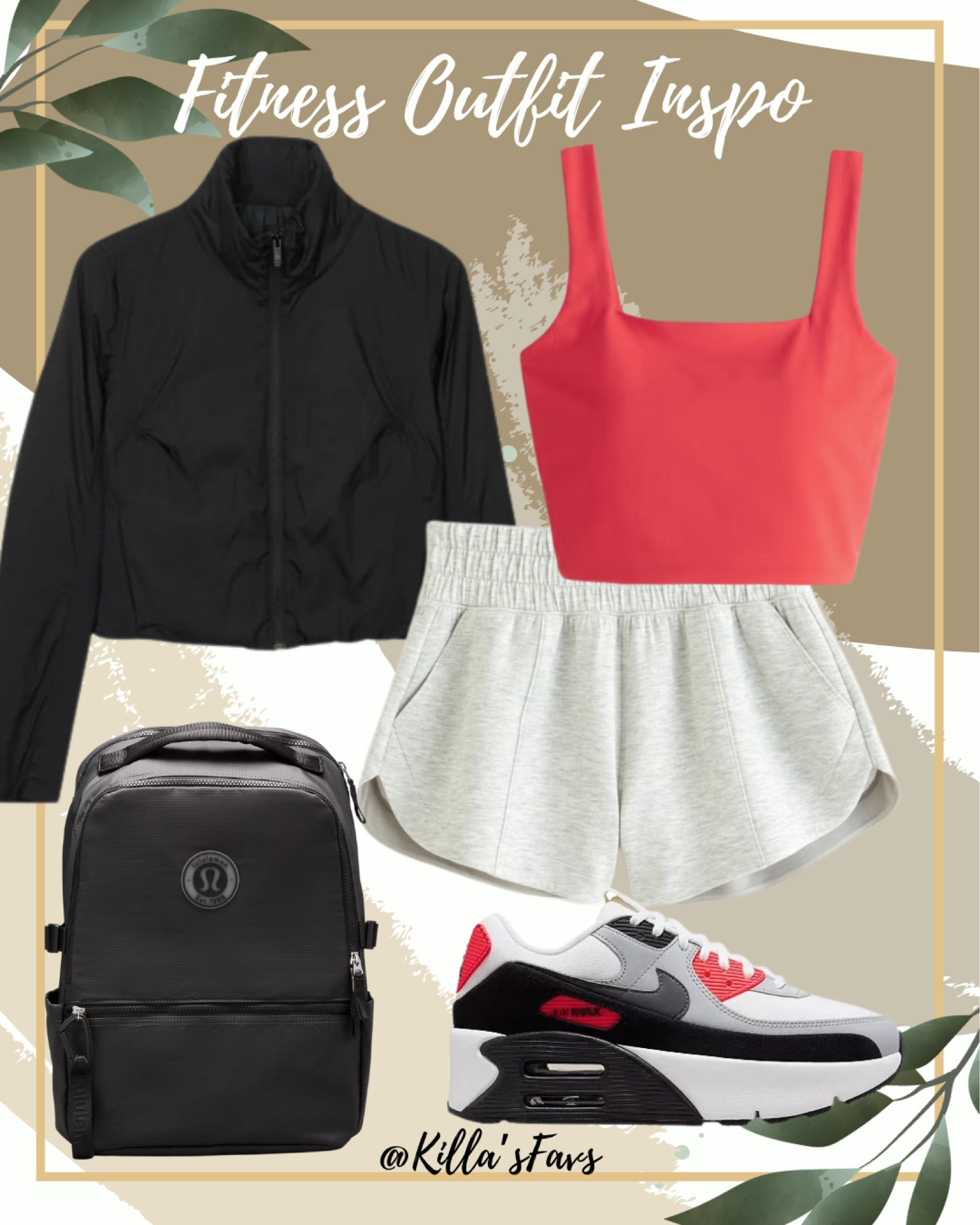 This spring is all about big, bold, pops of color- so why not throw in some red! I love this casual spring outfit because it allows me to layer, move, and be comfortable! 
Adding some comfortable, but fun Nike air max with the same pop of red just add a level of swag to the fit🖤

#springsale #spring #shorts #sweatshorts #nike #gym #gymfit #casual #casualstyle #athleisure #popofcolor

#LTKsalealert #LTKmidsize #LTKSpringSale