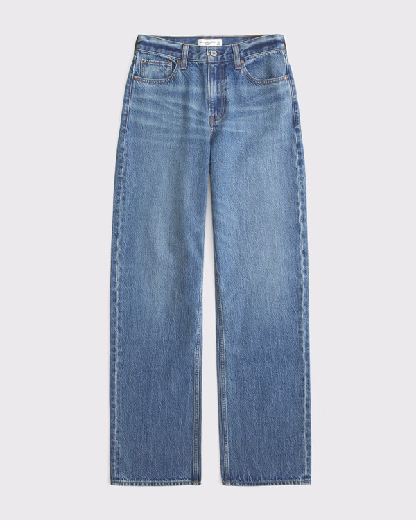 High Rise Loose Jean | Abercrombie & Fitch (US)