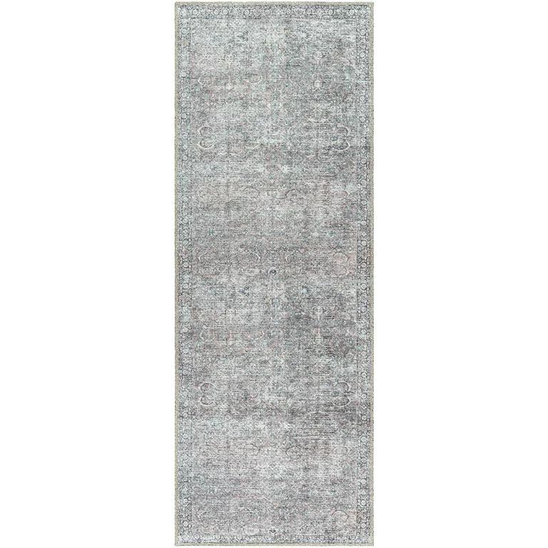 Better Homes & Gardens Persian Blooms Runner Washable Non-Skid Area Rug, Brown, 2'5" x 7' - Walma... | Walmart (US)