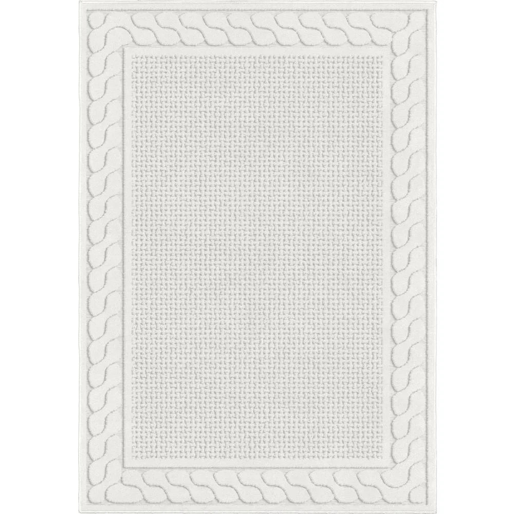 My Texas House Picket Fences 7'9" X 10'10 Natural Outdoor Area Rug | Walmart (US)