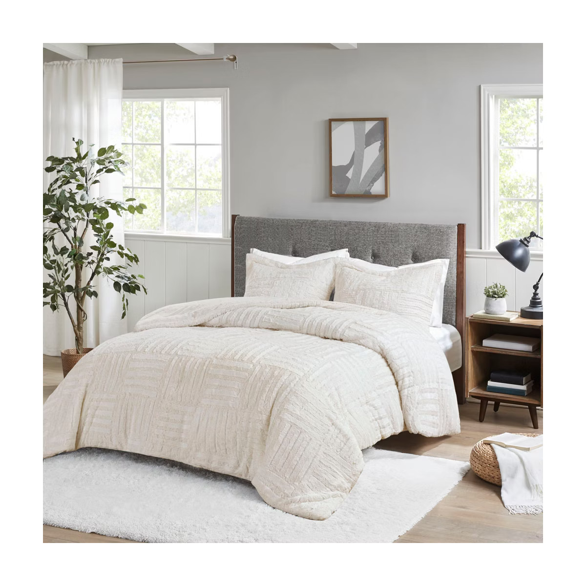 GDFStudio Agnes 3 Piece Fur Down Comforter Mini Set | Target