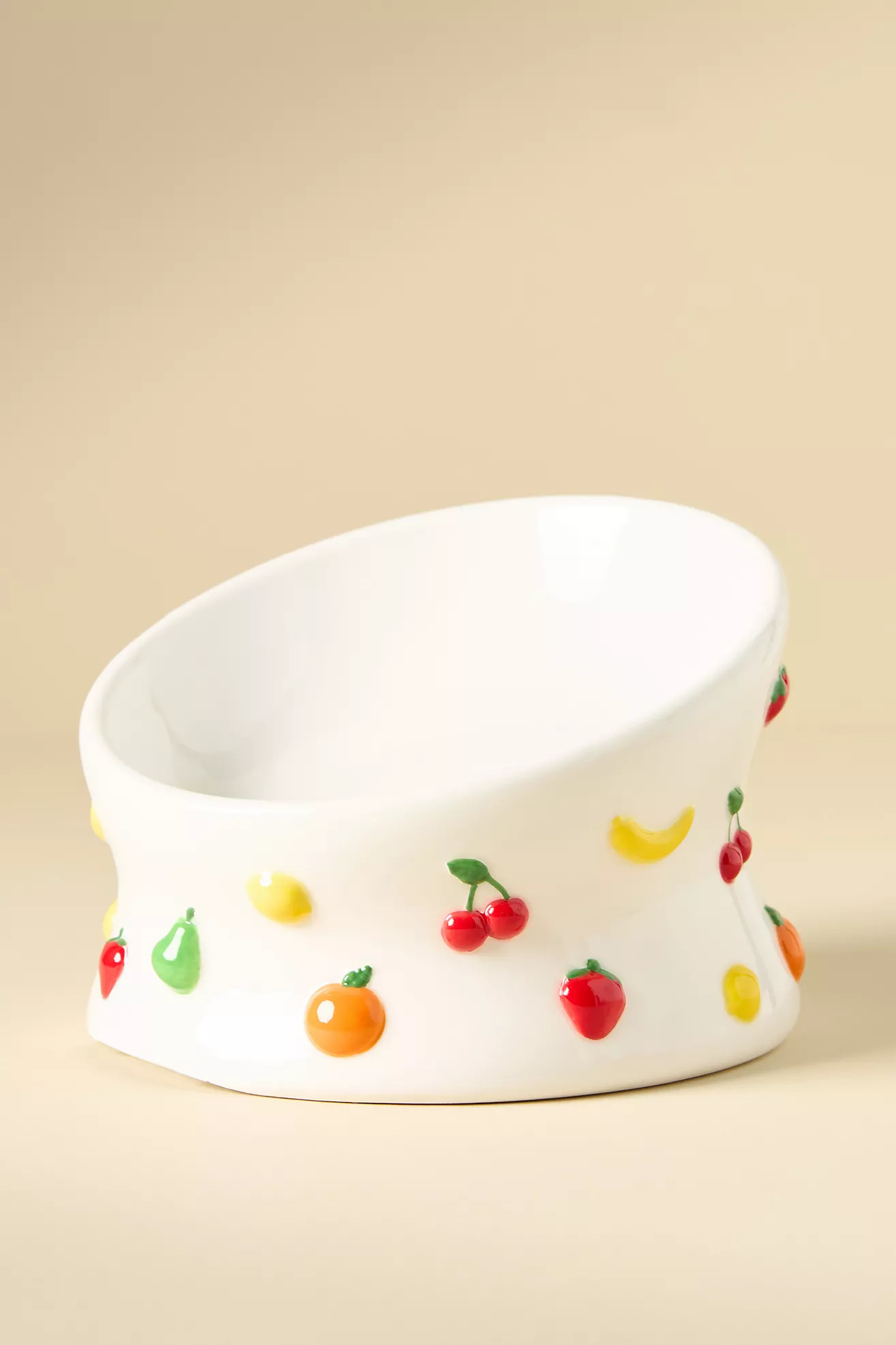 Anthropologie 3D Fruit Pet Food Bowl | Anthropologie (US)