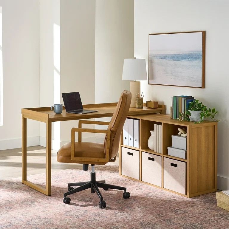 Checkout these Walmart desks and office chairs! Designer look for less! I just purchased the honey color and it’s a beautiful warm wood.

Office furniture, desk chairs, cube storage, office storage, office organization, desk, wood desk look, modern coastal home

#LTKHome