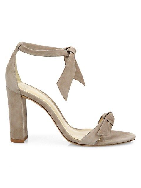Clarita Bow Suede Sandals | Saks Fifth Avenue