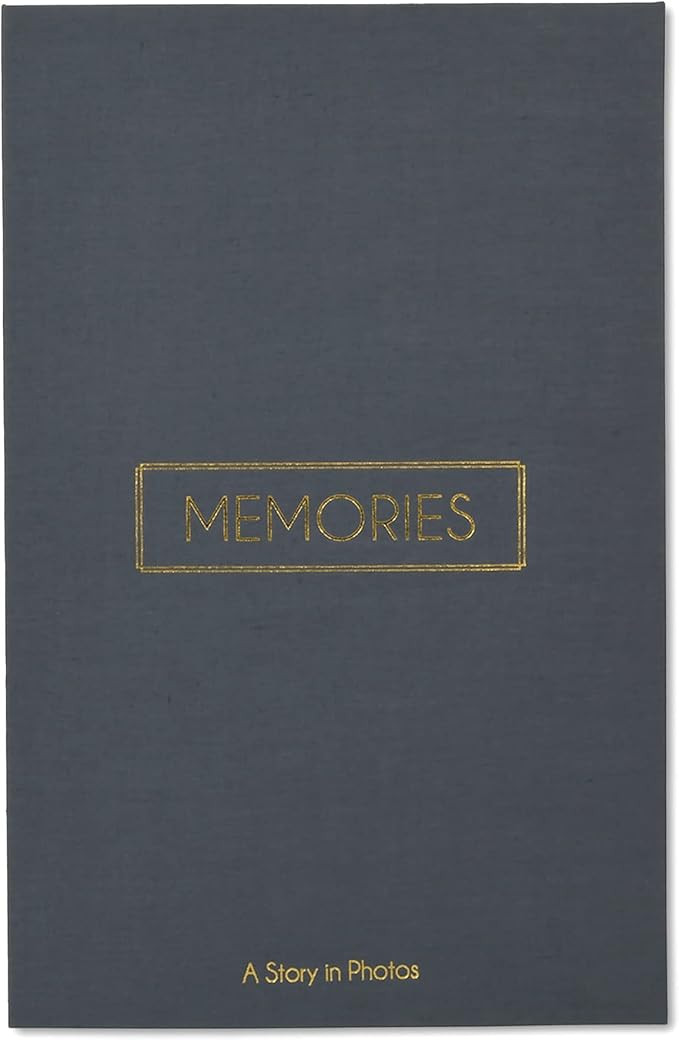 Memories Coffee Table Photo Album, Holds 180 4x6 Photos, Gray Linen (01-DS-39331) | Amazon (US)