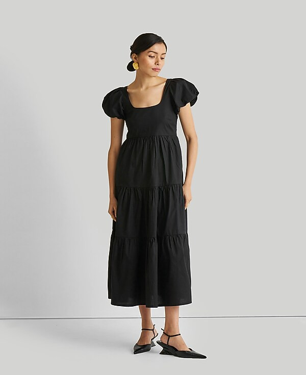 Reistor Puff Sleeve Tiered Maxi Dress | Madewell | Madewell
