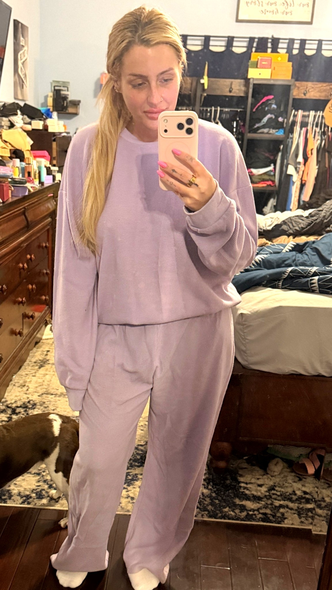 Pajama chronicles featuring part of Louis 

#LTKMidsize #LTKselfcare