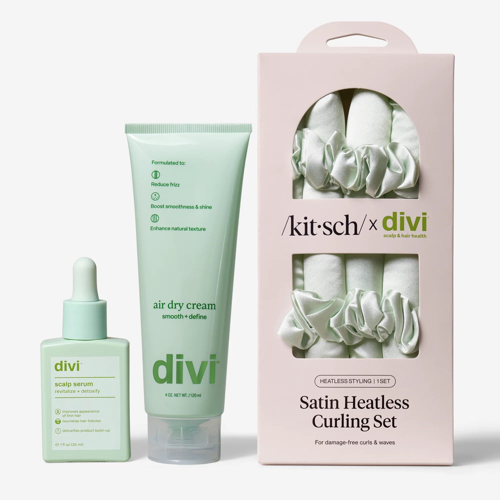 Divi's Heat Free Duo + Heatless Curling Set | Divi Scalp & Hair Health | Divi Official