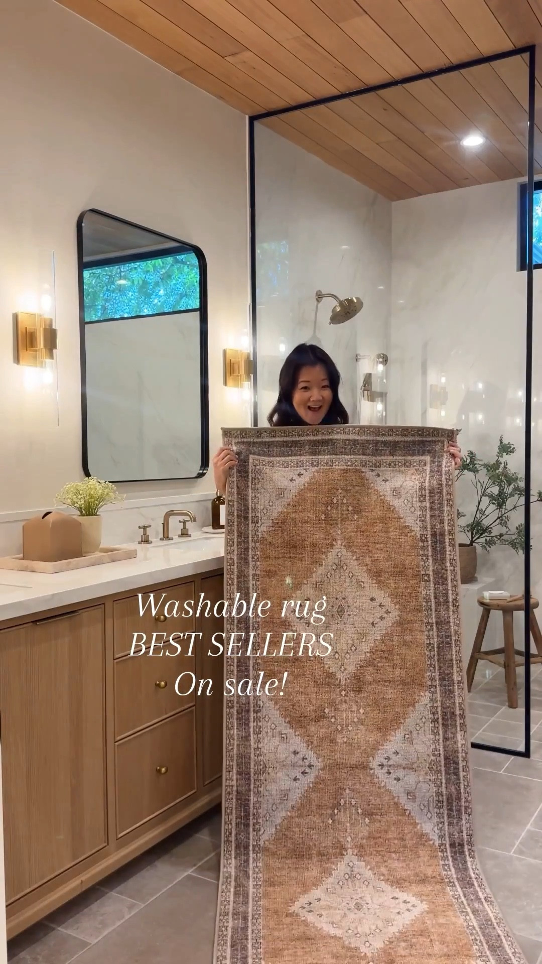 These washable rugs are some of my best sellers. They’re so easy to clean and throw in the wash.  Now is the perfect time to refresh your home with Wayfair’s Epic Fall Sale! Up to 70% off with fast and easy delivery on orders over $35! So many savings on these designer looks! 

@wayfair #wayfair #wayfairpartner @shop.ltk, #liketkit 

Black oval dining table, wishbone chairs, retention chandelier, landscape, art, abstract, modern glass, pendant, black, sconce, bathroom, design, white tile, wood vanity black rectangle, mirror, medicine cabinet marble tile, brass sconce, brass hardware knob pull knurled 
Arched Mirror shaker white door, black door handles drapery curtains black arched cabinet wood vanity runner rug

#LTKFindsUnder100 #LTKHome #LTKSaleAlert