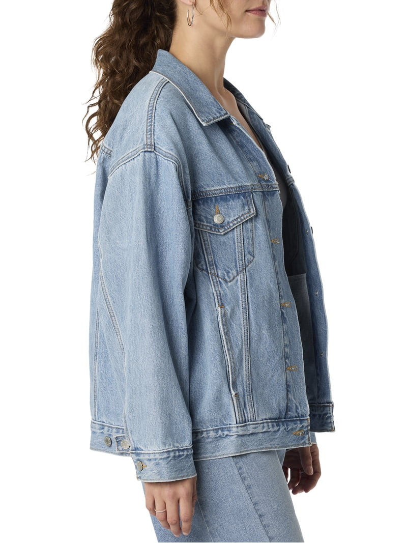 Levi Strauss Signature Women's Loose Trucker, Sizes XS-XXL | Walmart (US)