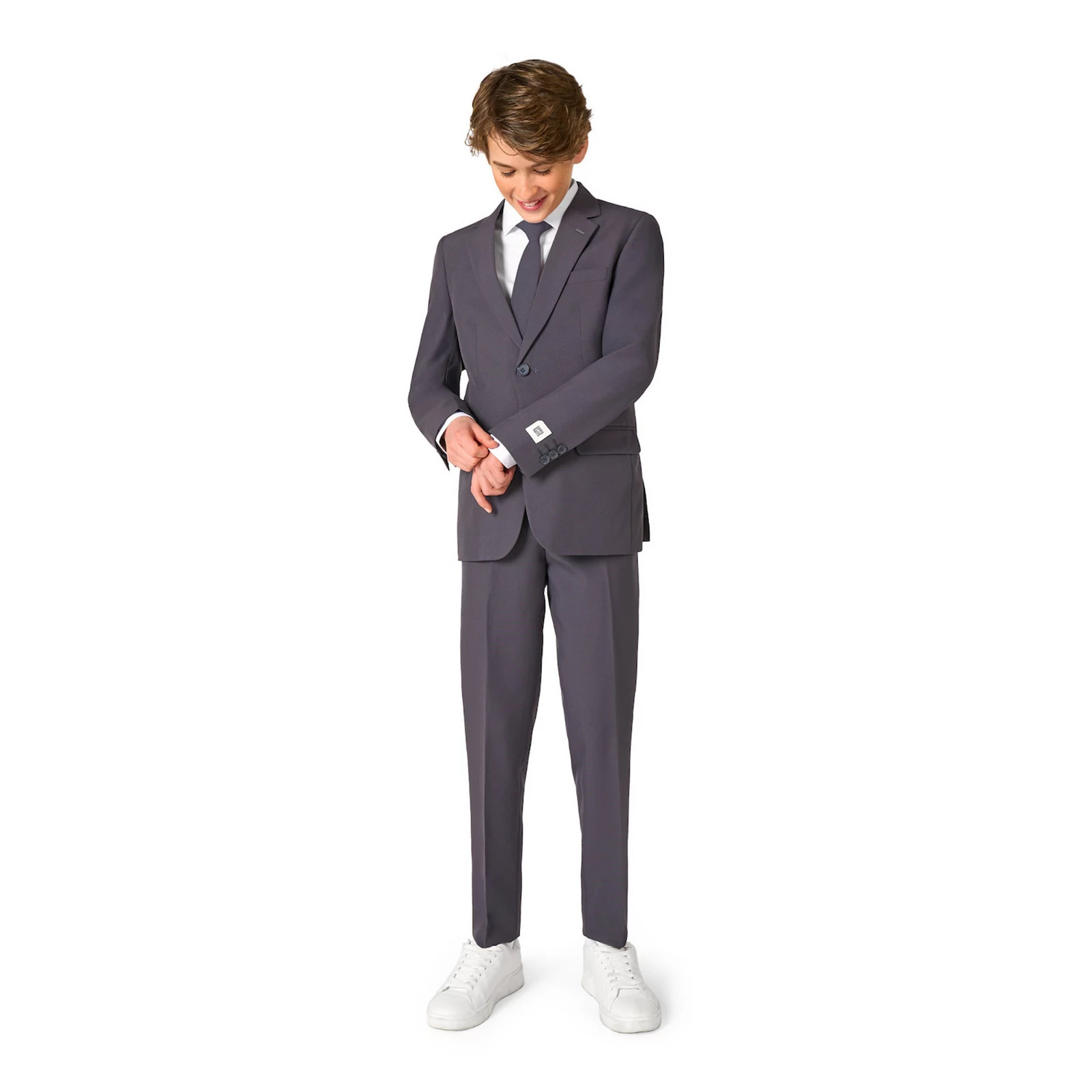 Boys 2-16 OppoSuits 3-Piece Suit Set, Boy's, Size: 14, Gray | Kohl's