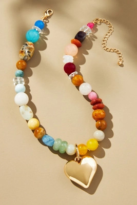 Beaded Camp Icon Necklace | Anthropologie (US)