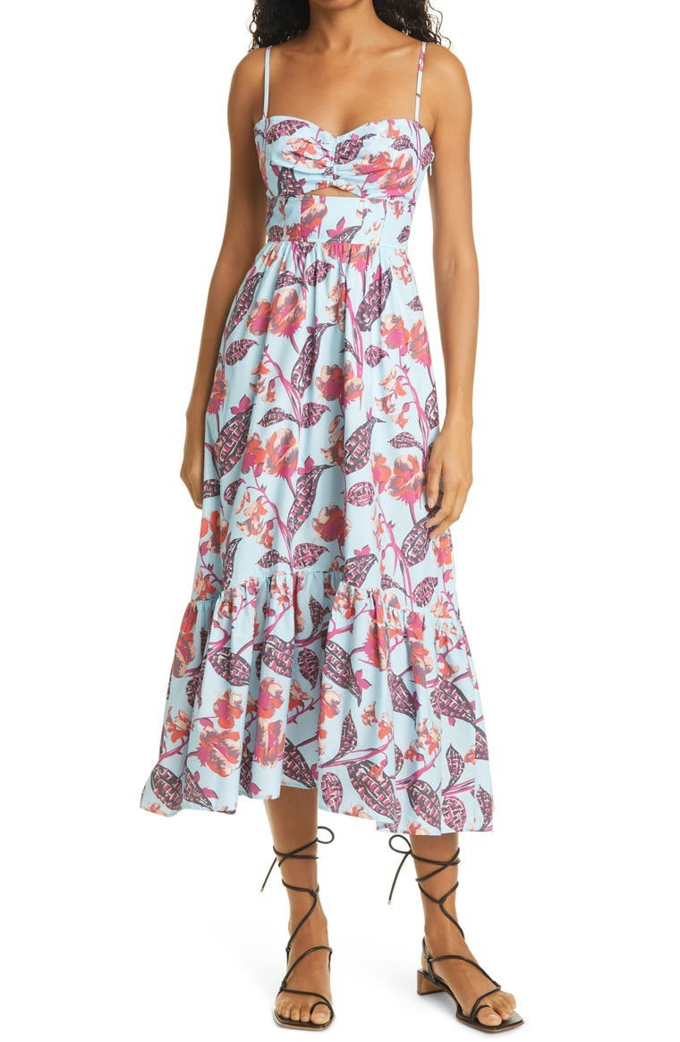 A.L.C. Emilia Floral Cotton Blend Sundress | Nordstrom | Nordstrom