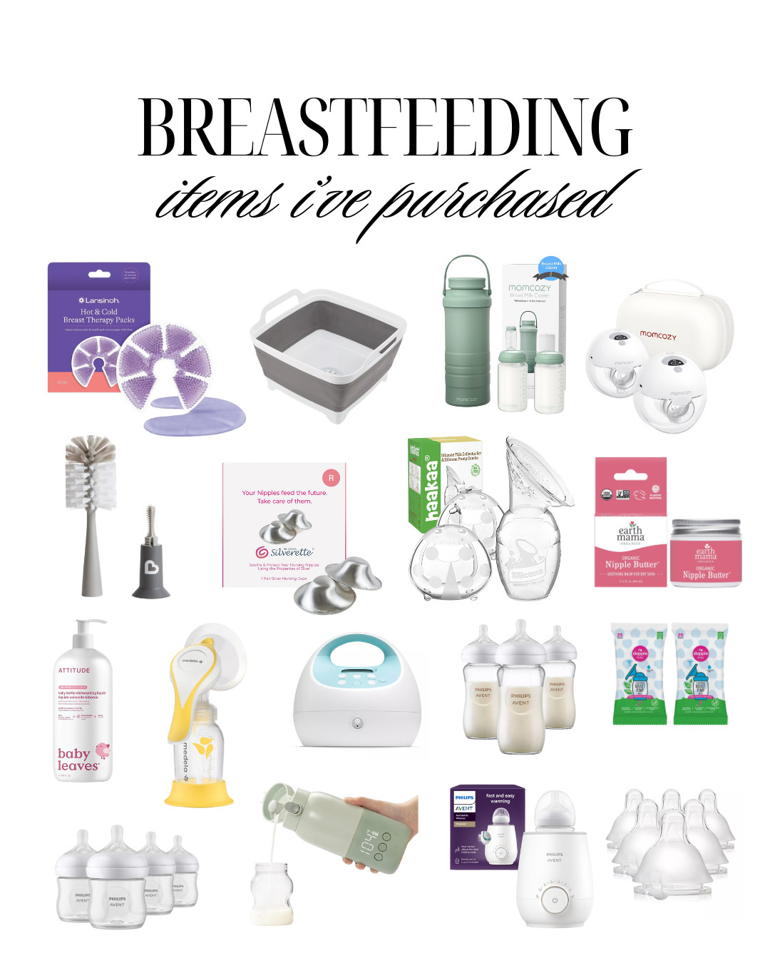 Breastfeeding items I've purchased 💕 

 #LTKBaby #LTKBump
