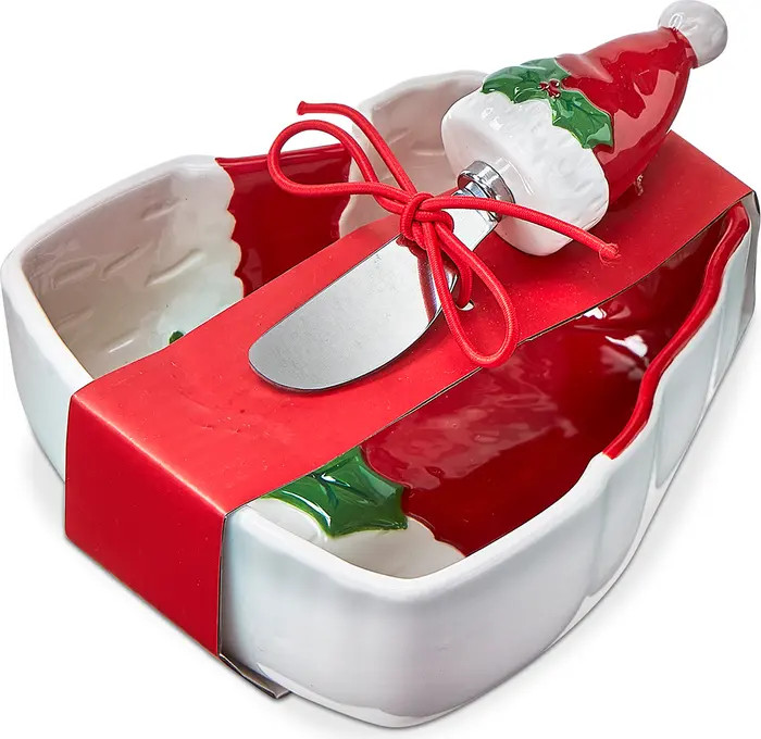 tag Santa Hat Bowl & Spreader Set | Nordstrom | Nordstrom