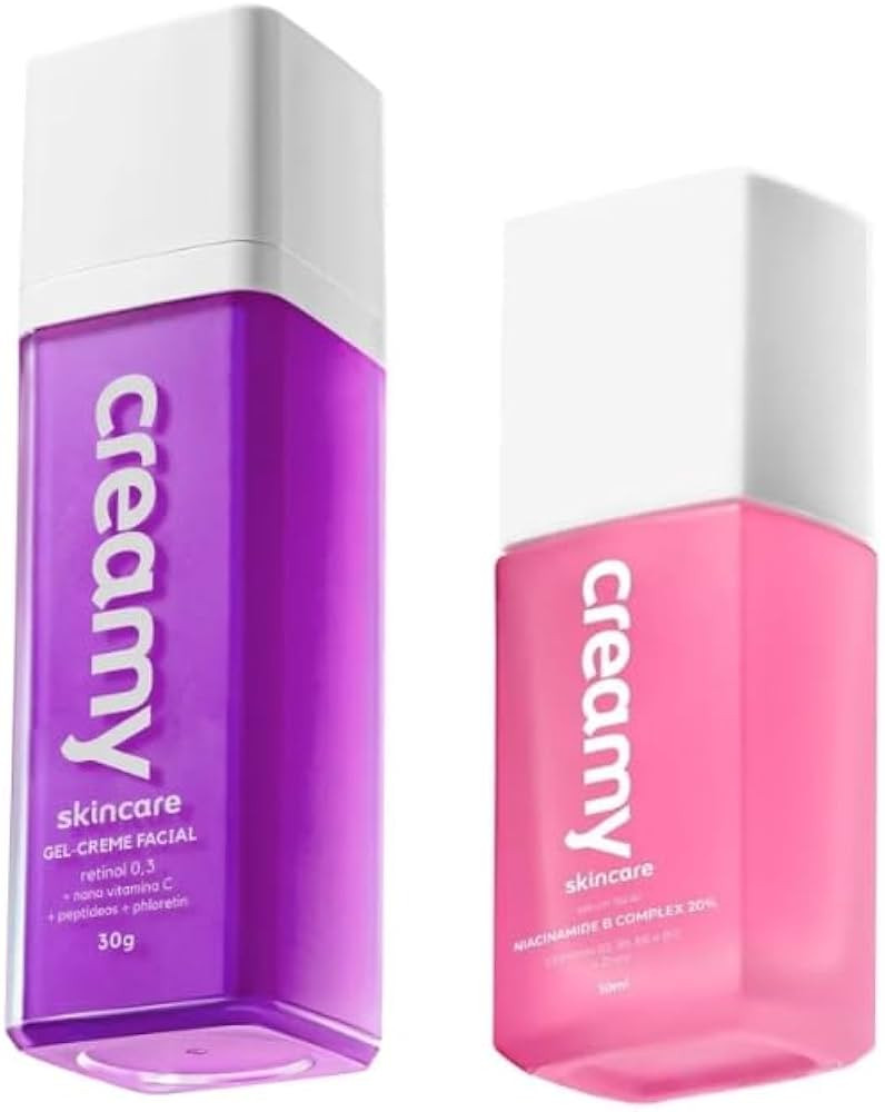 Kit Creamy 30g Retinol Anti-Idade + Creamy Sérum 30ml Niacinamide B Complex 20% | Amazon (BR)