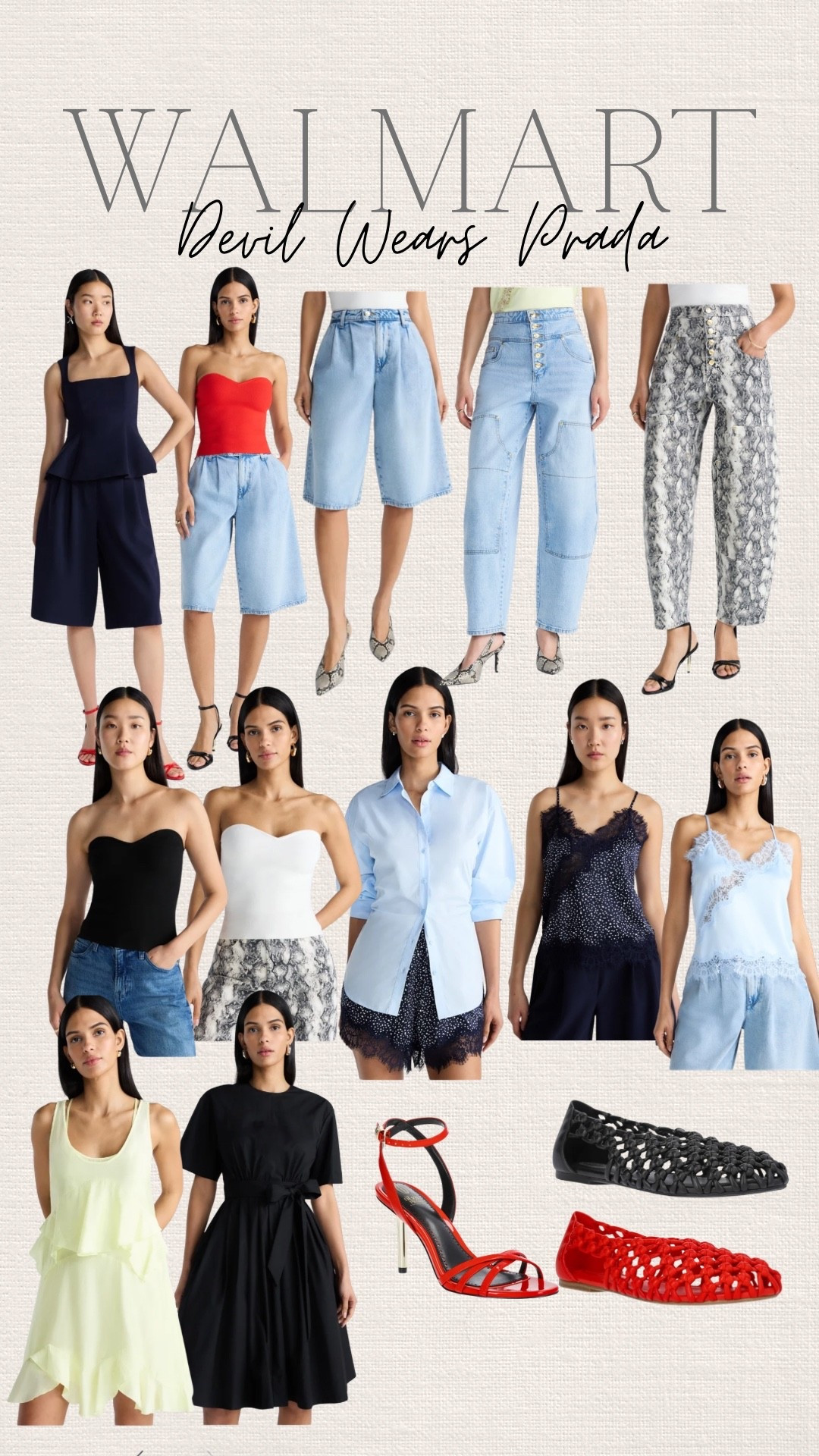 Walmarts new “Devil Wears Prada” line 

#LTKOver40