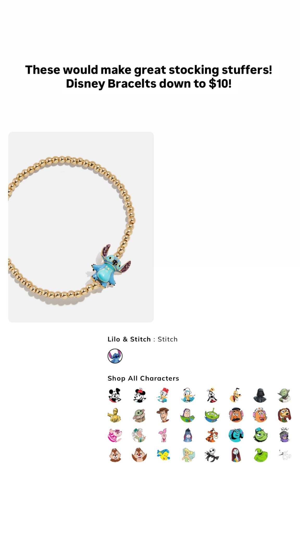 These would all make such great gifts! 

Baublebar / Sale / Disney / Gifts for Girls / Stocking Stuffer 

#LTKFindsUnder100 #LTKFindsUnder50