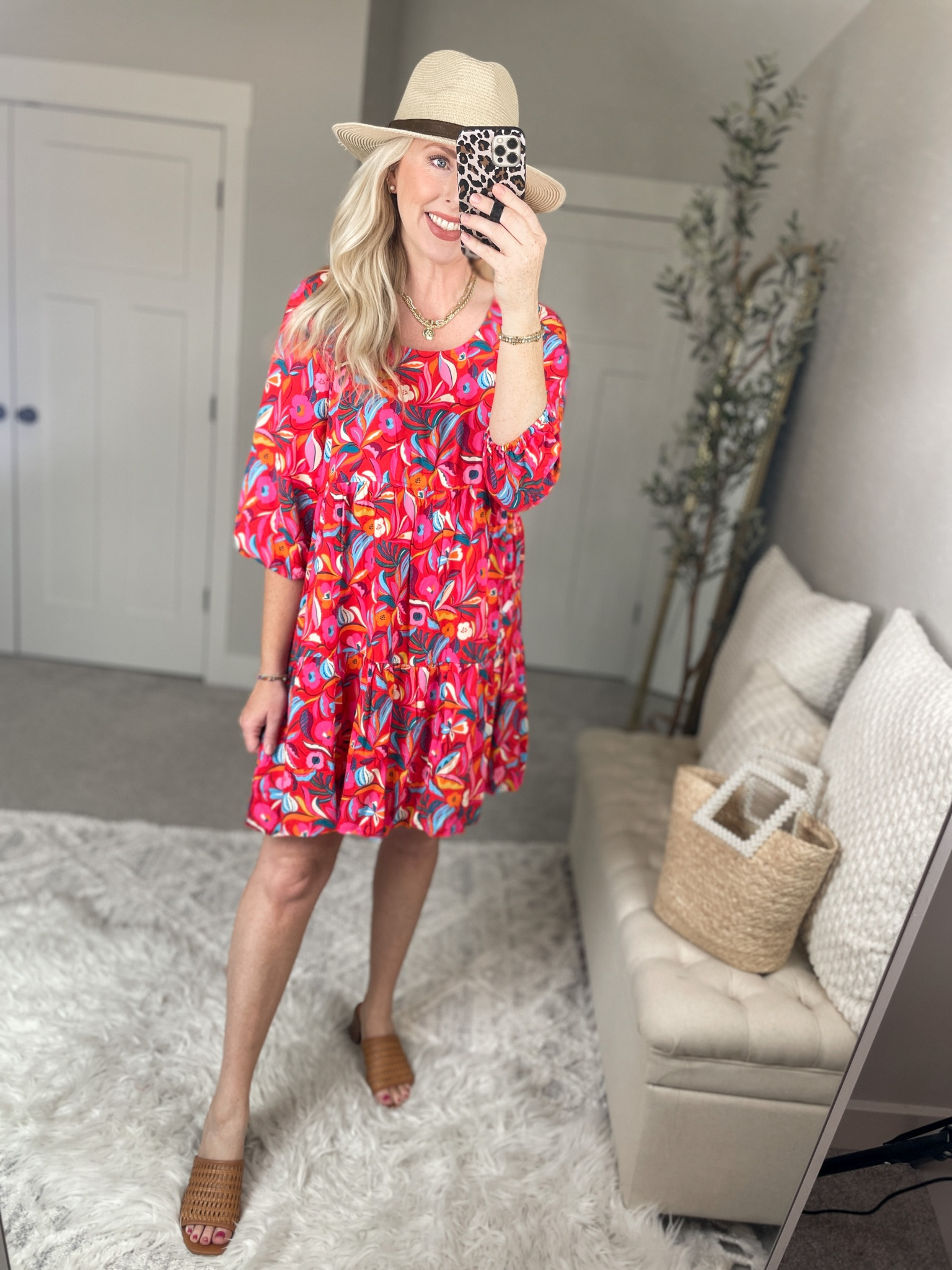 Daily try on, Walmart outfit, Walmart dress, swing dress, red printed dress 

Wearing a medium!

#LTKstyletip #LTKunder50 #LTKFind