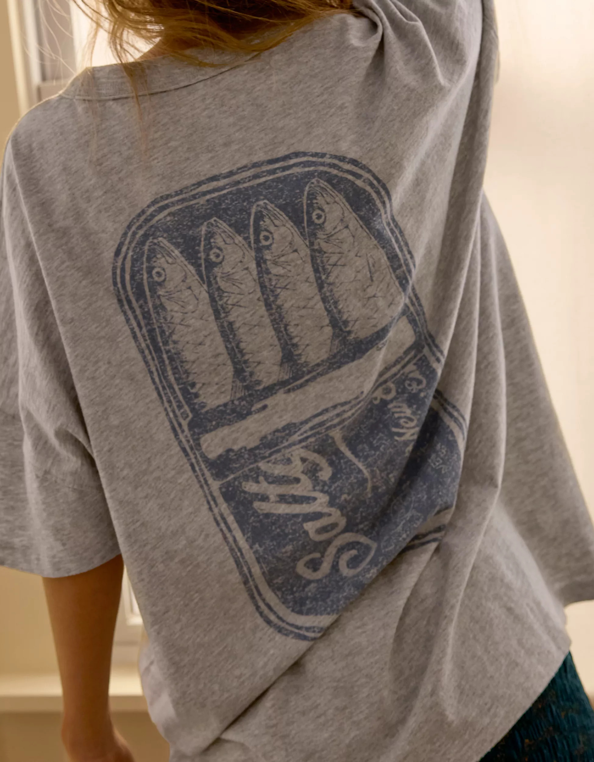 Aerie Oversized Crew Boyfriend T-Shirt | Aerie