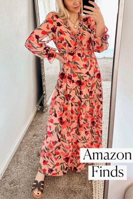 Floral Dress 
Summer Dress
Maxi dress
Amazon fashion
Amazon finds
Ruffle dress
#Itkstyletip
#Itku 


#LTKSeasonal #LTKFind #LTKunder50
