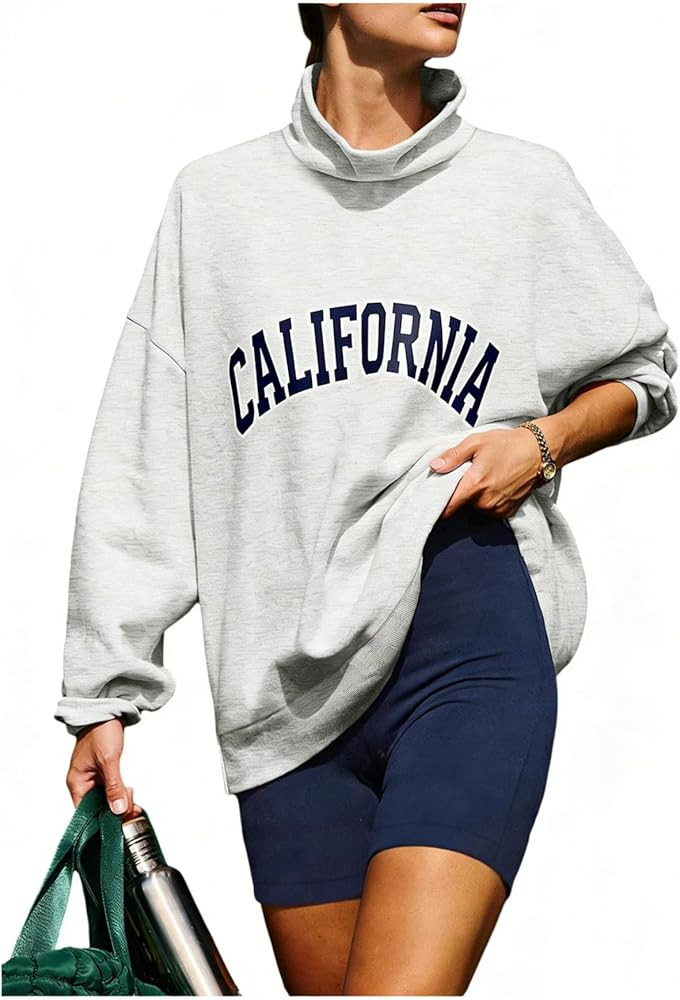 SOLY HUX Women's Sweatsuit 2 Piece Set Letter Graphic Sweatshirts and Biker Shorts Sports Workout... | Amazon (US)