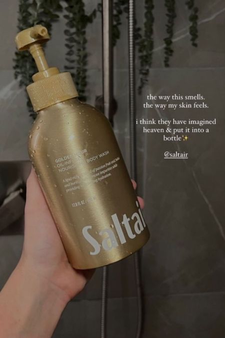 New Saltair oil infused body wash with brand new golden hour fragrance is delish can’t wait for you to try 

#LTKbeauty #LTKGiftGuide #LTKHoliday