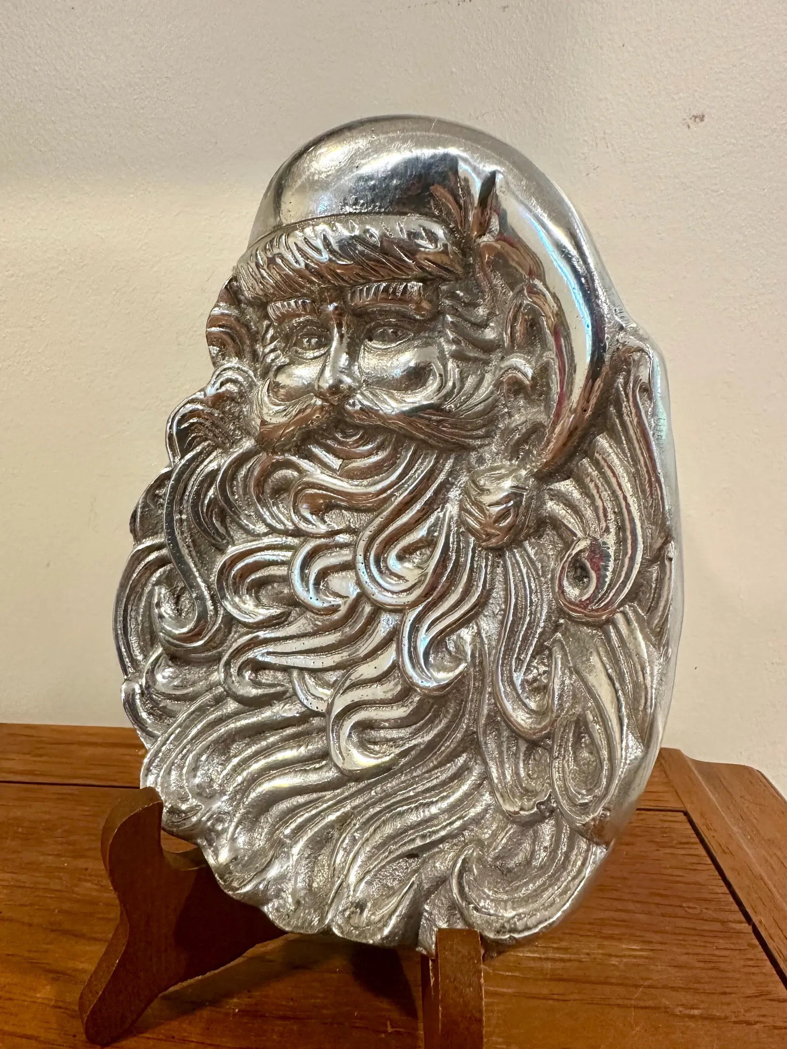 Vintage Silver Plated Santa Claus Dish - Etsy | Etsy (US)