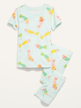 Unisex Printed Pajama Set for Toddler &#x26; Baby | Old Navy (US)