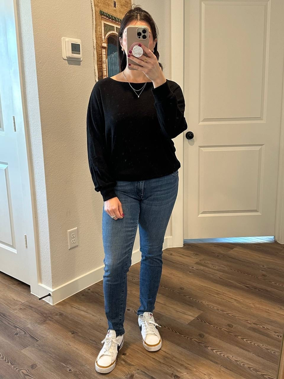 I liked this sweater so much I bought it in 2 colors! They’re so cozy and can be worn off the shoulder if you want to dress it up with heels and cute jewelry  

#LTKCyberWeek #LTKHoliday #LTKMidsize