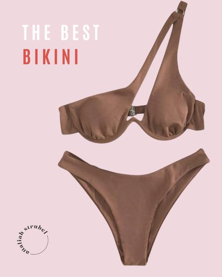 The best bikini! The underwire gives good support and the one shoulder look is so trendy 👙 I like to pair it with a cover up for a cute vacation look.

#LTKtravel #LTKSeasonal #LTKFind