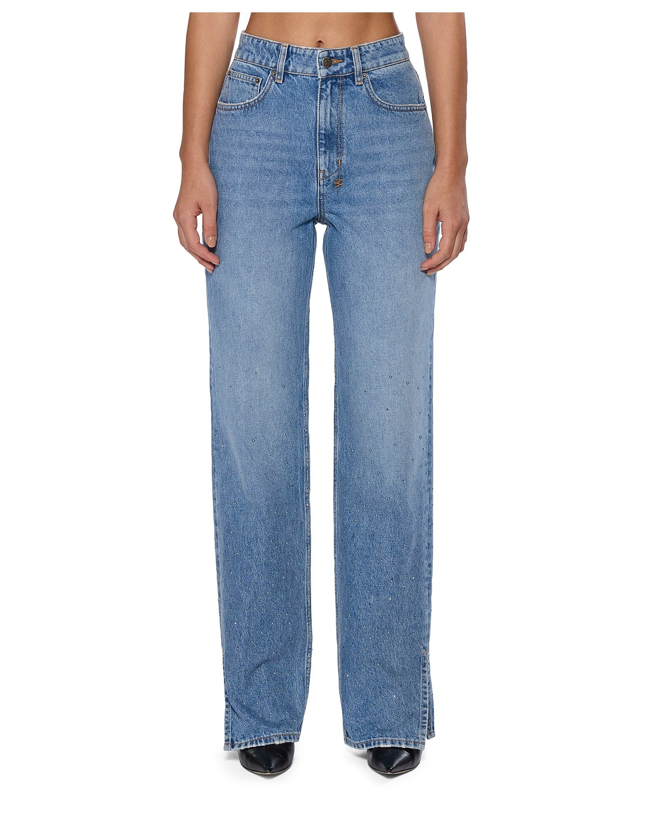 Playback High Rise Straight Jean | David Jones (Australia & New Zealand)