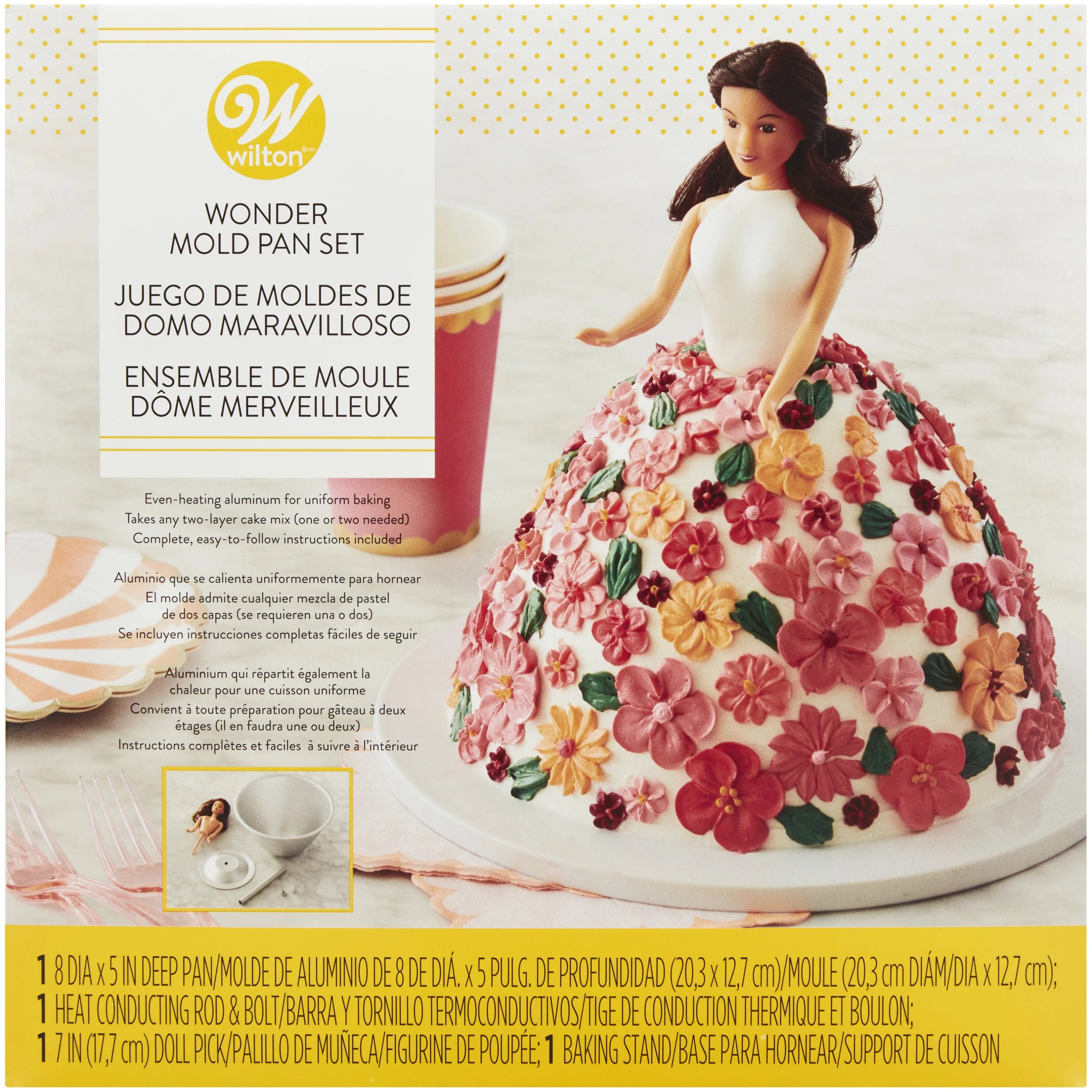 Wilton Wonder Mold Doll Cake Pan Set | Walmart (US)