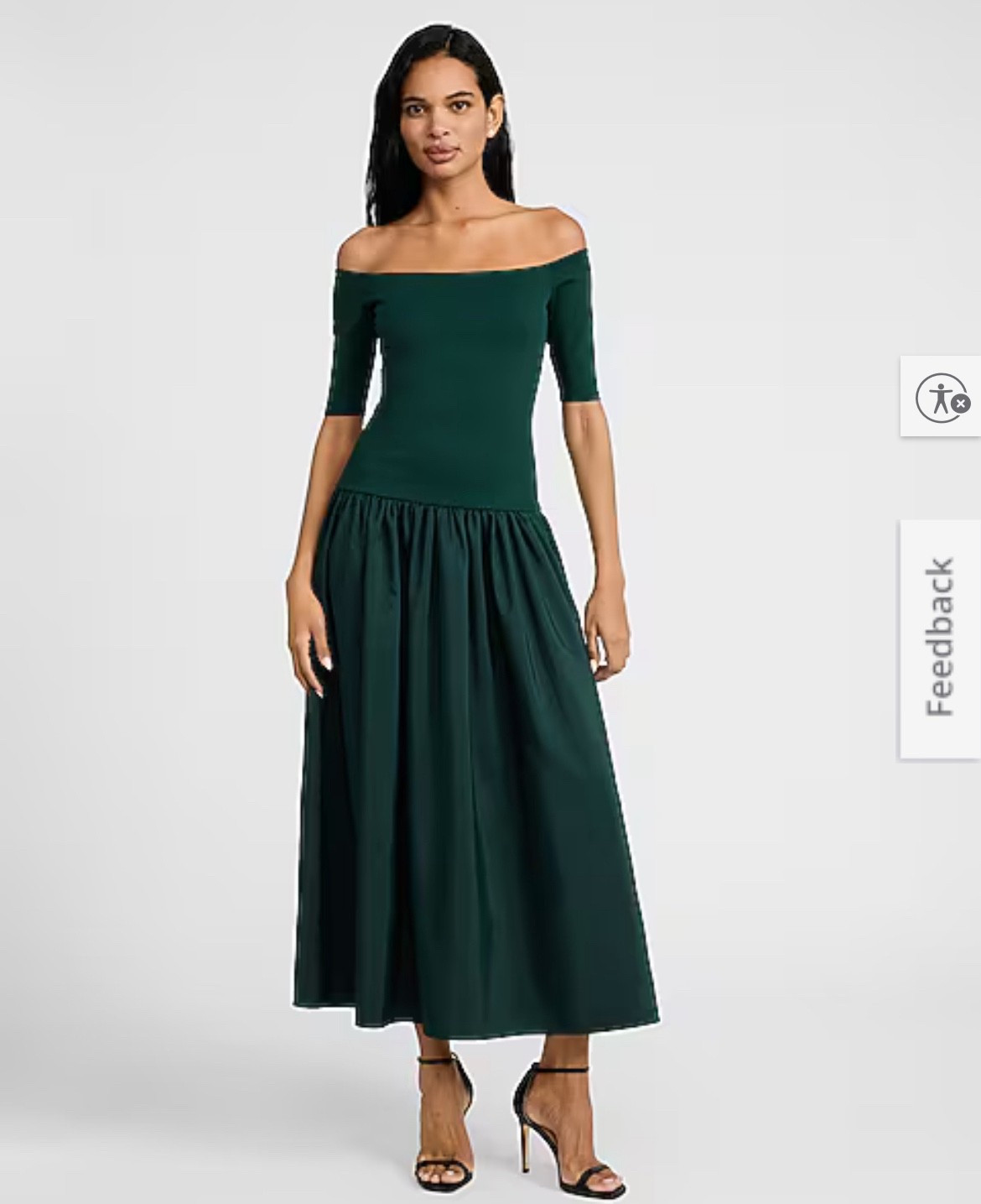 Love this off the shoulder green maxi dress for a holiday party! Super flattering, silhouette, and right now is 50% off

#LTKGiftGuide #LTKHoliday #LTKCyberWeek