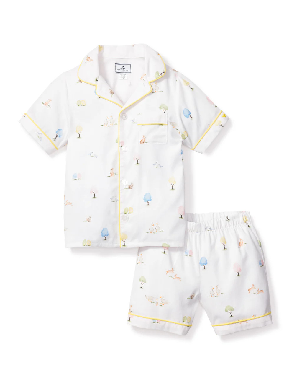 Children's Easter Gardens Short Set | Petite Plume