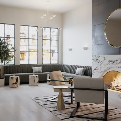 Garbo Customizable Banquette &ndash; Vertical Tufting | Williams-Sonoma