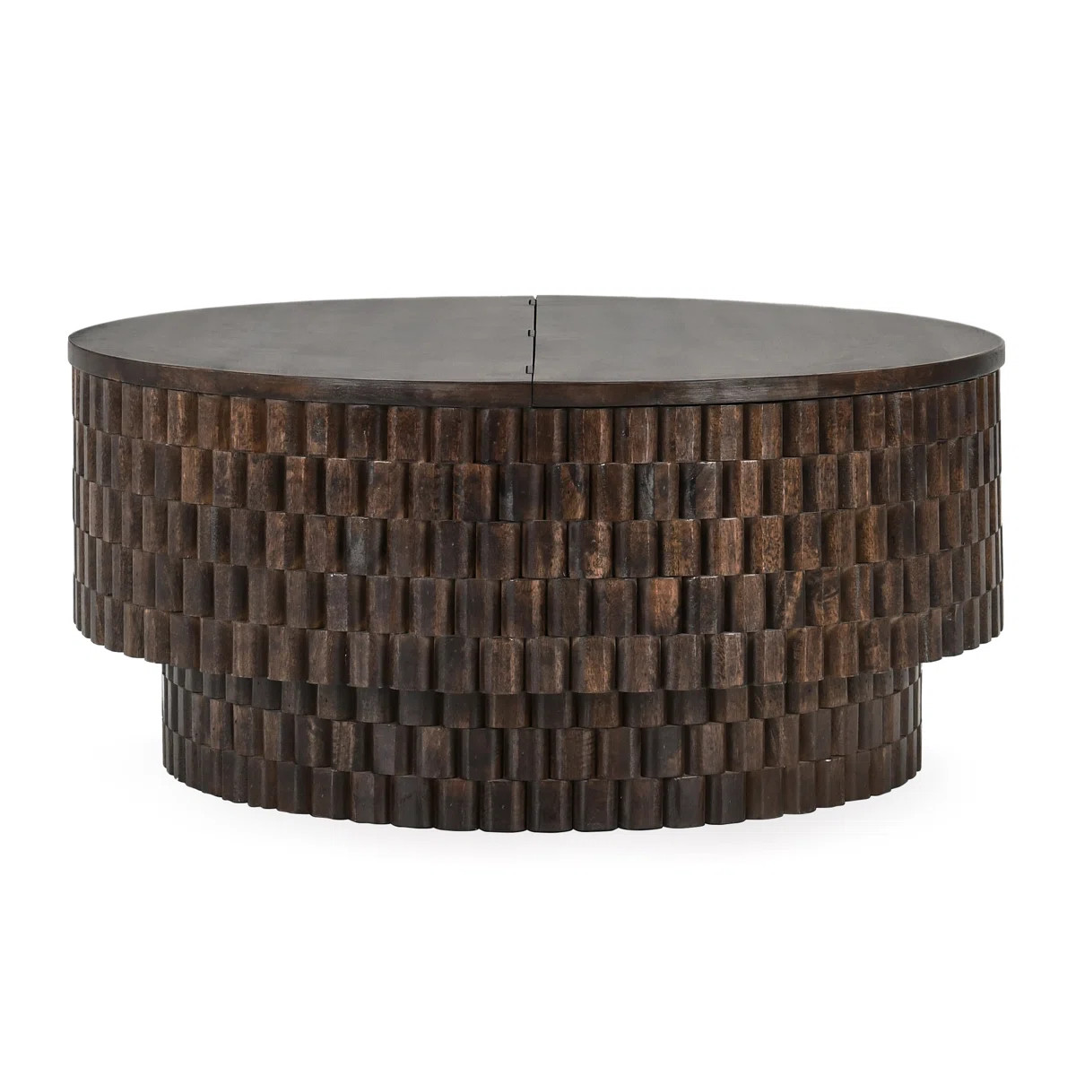 Abshire 40" Solid Wood Storage Coffee Table | Wayfair North America
