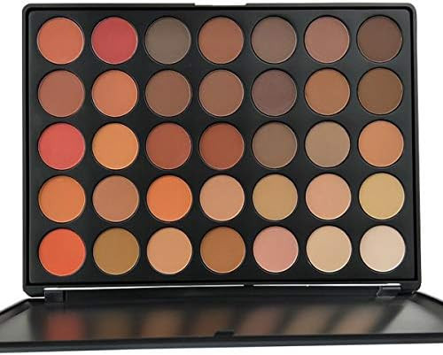 Amazon.com : 35 Colors Pro Eyeshadow Palette Makup, Pigmented Matte Shimmer Nature Eye Shadow Mak... | Amazon (US)