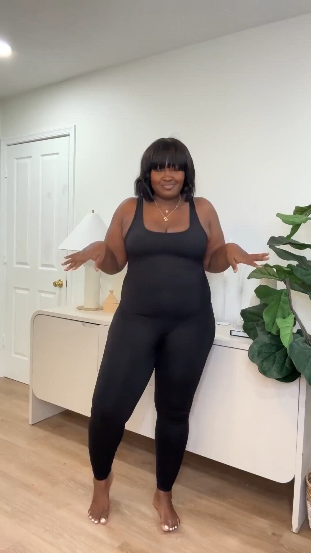 Some gym fits make you feel strong before you even start. This one-piece romper hugs, supports, and moves with me. XX-Large fits comfortably with stretch. #YEOREO #AmazonFashion #WorkoutJumpsuit #BodyconActivewear #TummyControl #AthleisureStyle

#LTKootd #LTKActive #LTKMidsize