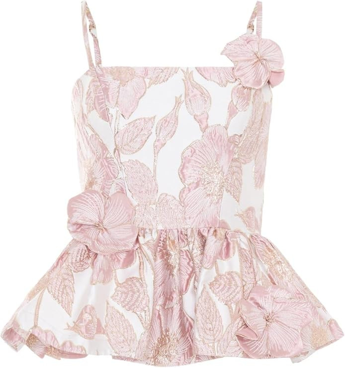 Amazon.com: PATBO, Petal Jacquard Top : Amazon Luxury | Amazon (US)