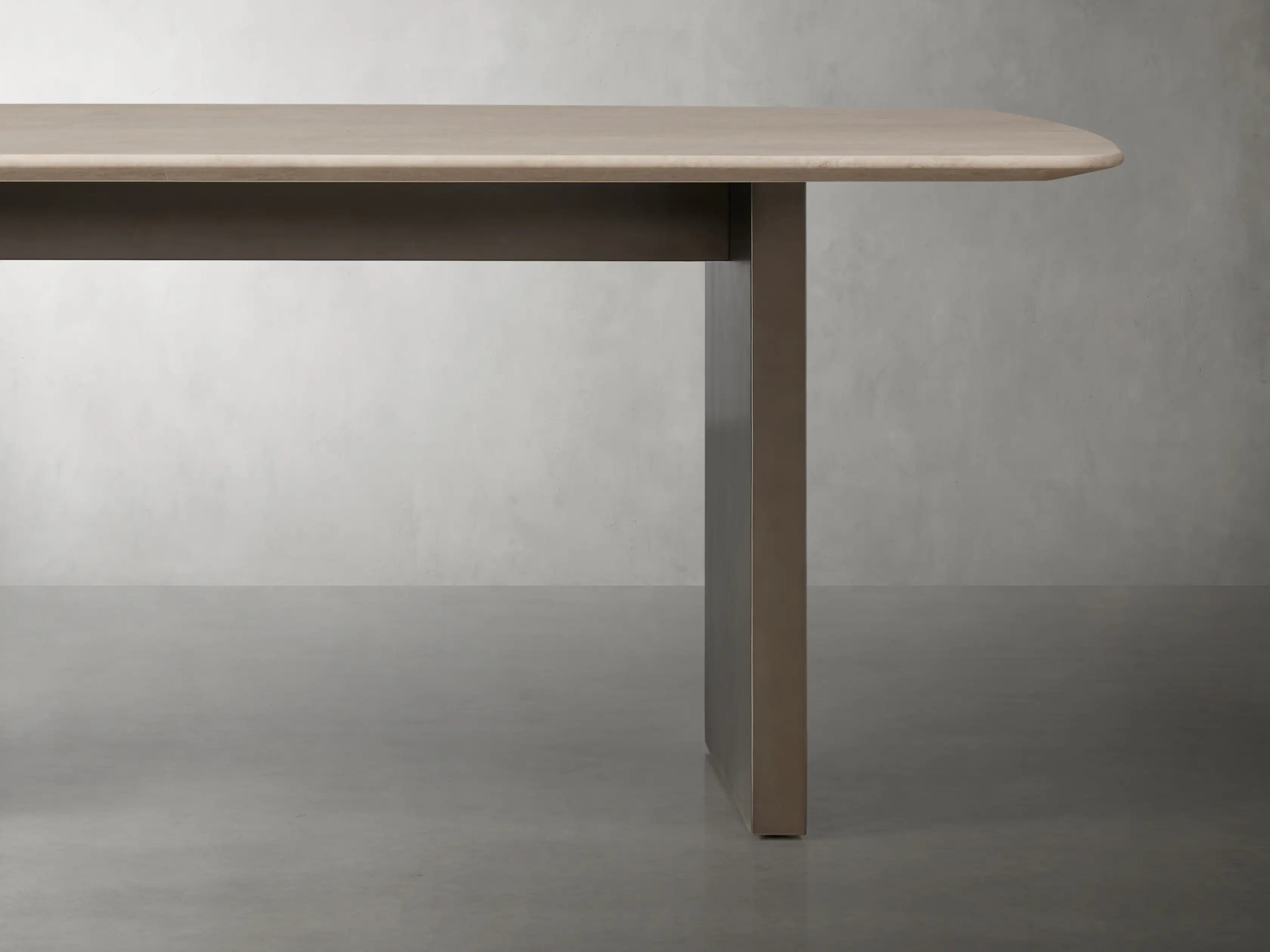 Saint Germain Stone Dining Table with Clement Base | Arhaus