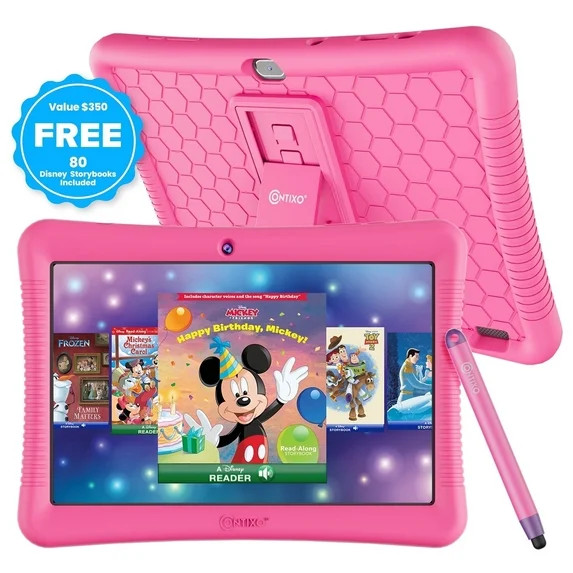 Contixo 10" Kids Tablet, 2025 Model, 80 FREE Disney Storybooks, Educational Android Tablet for Ki... | Walmart (US)