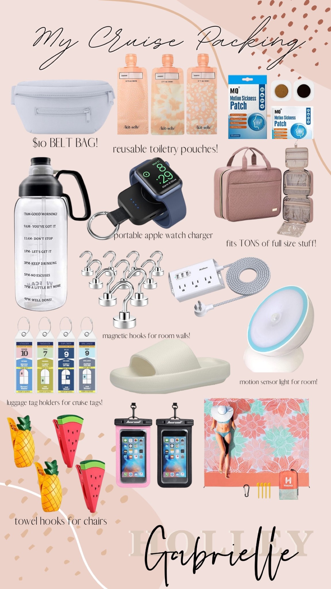 Some of my cruise essentials! 🛳🤞🏼

#LTKtravel #LTKfamily #LTKSeasonal