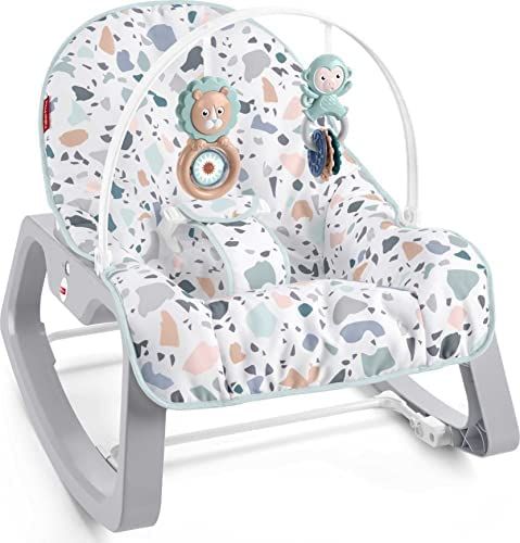 Fisher-Price Infant-to-Toddler Rocker - Pacific Pebble, Portable Baby Seat, Multi | Amazon (US)