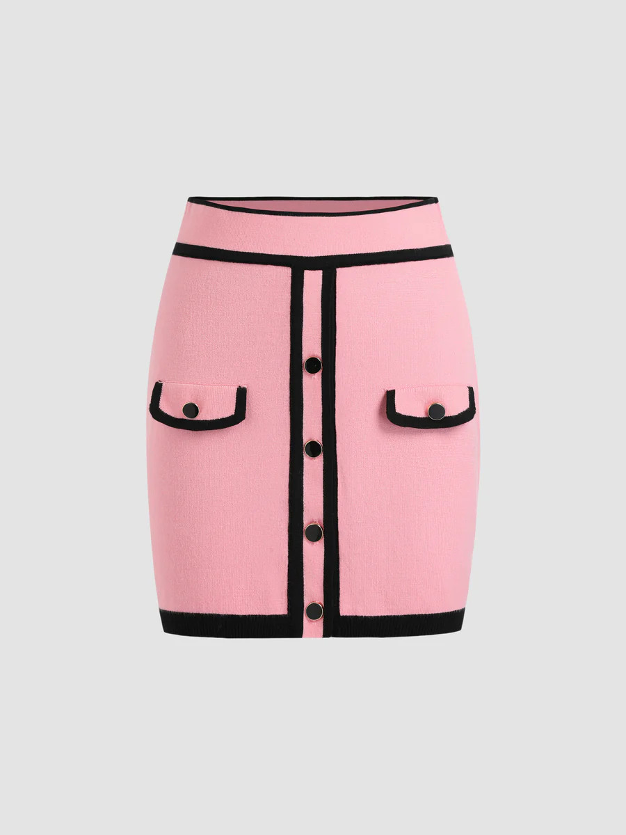 Elegant Girl Knit Skirt | Cider