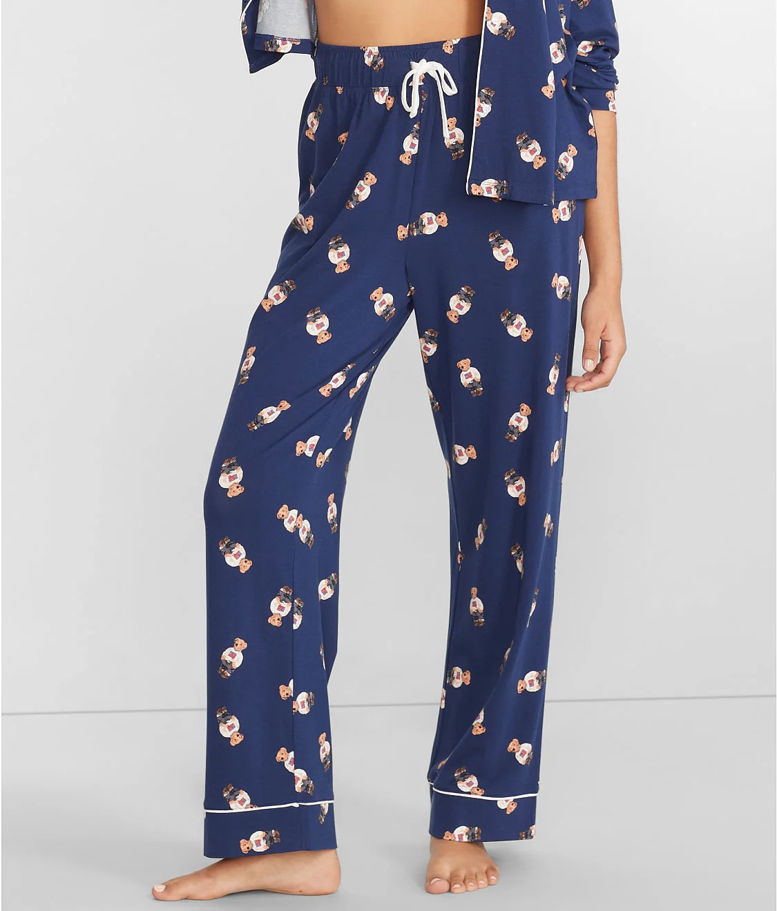 Navy Bear Knit Pajama Pants | Bare Necessities