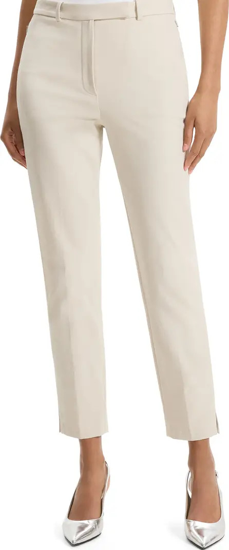 Theory Bistre High Waist Tapered Ankle Pants | Nordstrom | Nordstrom