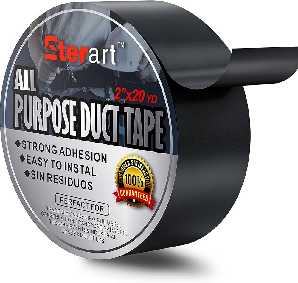 ETERART Duct Tape Haevy Duty Strong Industrial Max Strength Tape, No Residue and Tear by Hand, Mu... | Amazon (US)