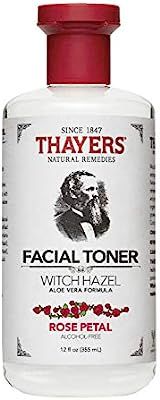 Thayers Alcohol-Free Rose Petal Witch Hazel Facial Toner with Aloe Vera Formula - 12 oz | Amazon (US)